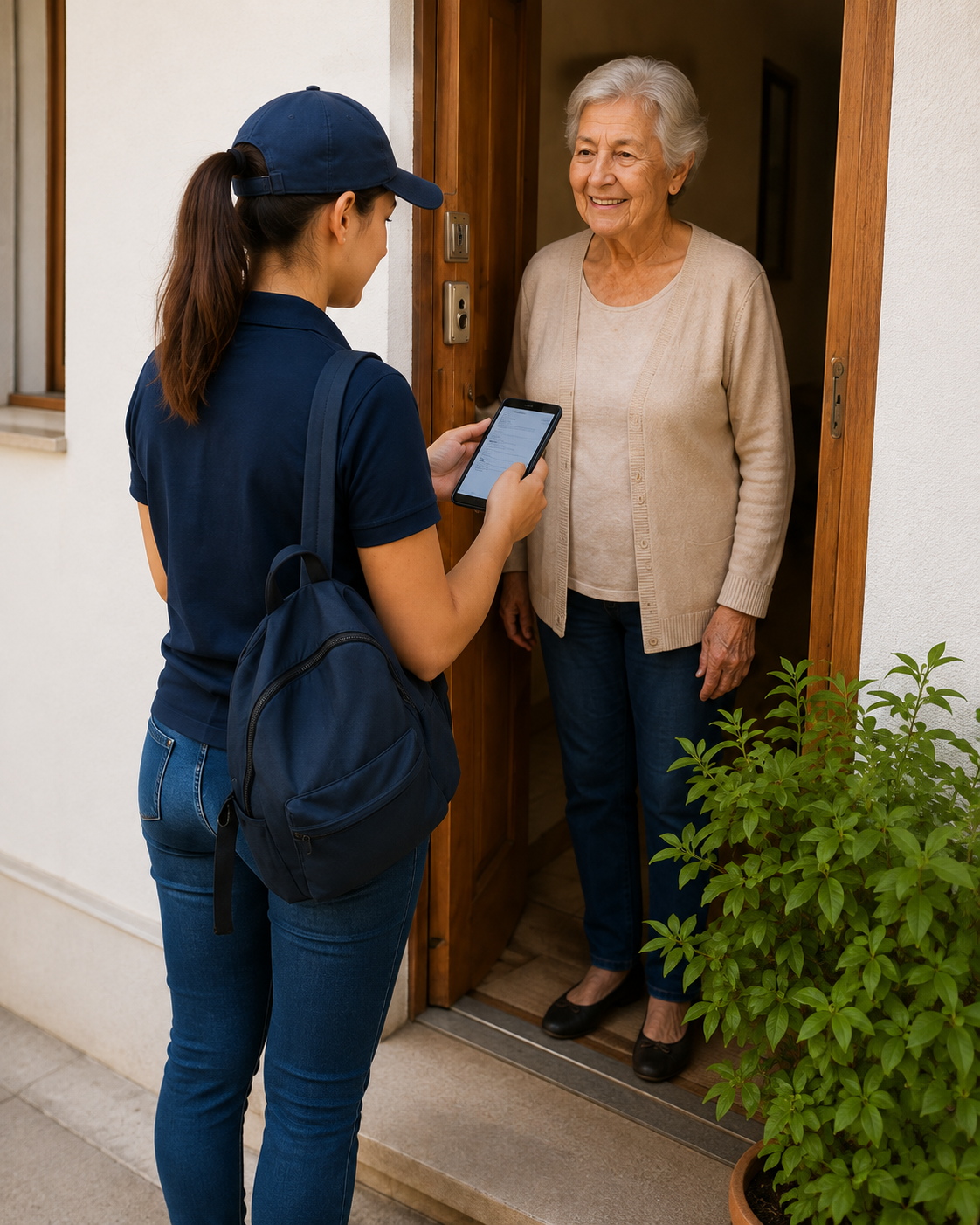 Visita de control GAAM en un domicilio